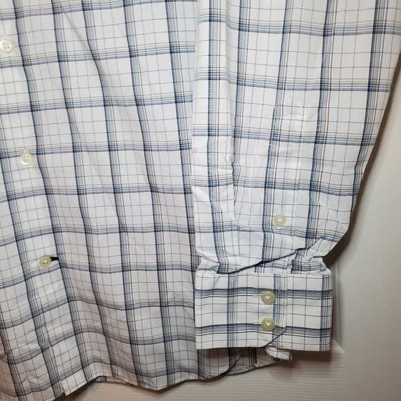 Banana Republic Men's Medium Non-Iron Classic Fit Shirt Long Sleeve 100% Cotton  - Picture 4 of 10